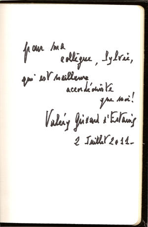 Rencontre avec le président Valéry Giscard d’Estaing (1/5)