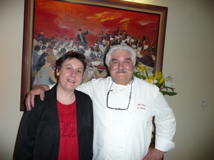 Le grand chef Gilles ETEOCLE à la POULARDE dans la LOIRE
