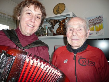 Robert MARCHAND , cycliste centenaire